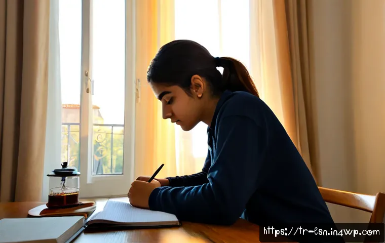 Home 17 학습을 통한 인내력 형성 과정 - Photorealistic Turkish university student in a quiet Istanbul apartment, patiently solving a challen...